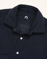 Reno Fatigue Shirt Deep Onyx Pinwale Corduroy