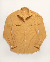 Reno Fatigue Shirt Marigold Pinwale Corduroy