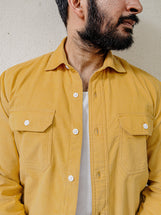 Reno Fatigue Shirt Marigold Pinwale Corduroy