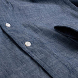 Reno Fatigue Shirt Midnight Navy Cotton Chambray