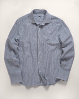 Corfu in Midweight Linen Cotton Ashwood Stripes
