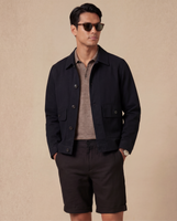 Sierra City Jacket Black Cotton Twill