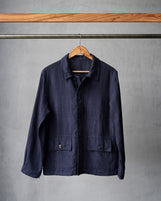 Sierra City Jacket Navy Linen