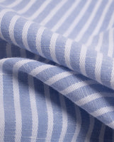 Corfu in Midweight Linen Cotton Nautical Stripes