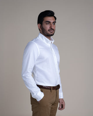 Ivory Herringbone