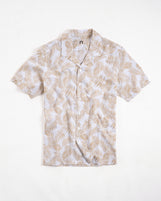 Havana in Printed Midweight Linen Cotton Golden Palm