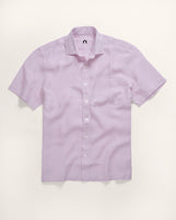 Corfu in Garment Dyed Linen Lilac Snow