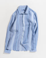 Striped Linen Shirts Aegan Stripes