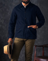 Sierra in Mid-weight Cotton Twill Navy